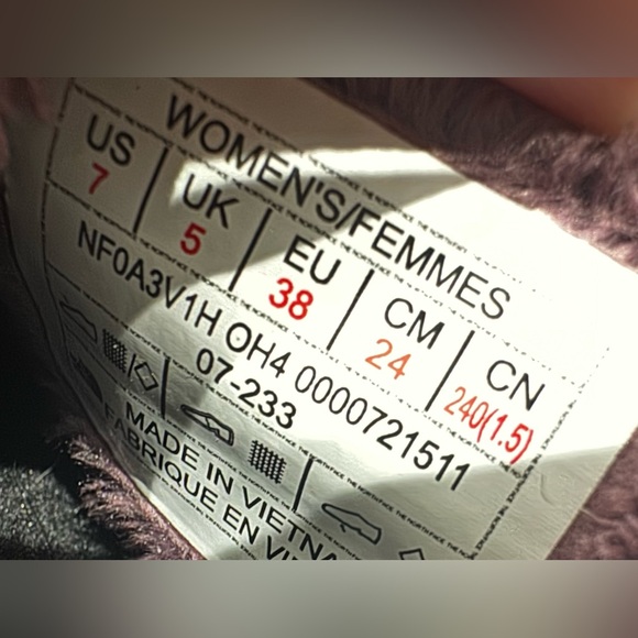 Women’s The North Face Thermoball Fawn Gray Slip-On Slippers: Size 7 - Picture 6 of 7